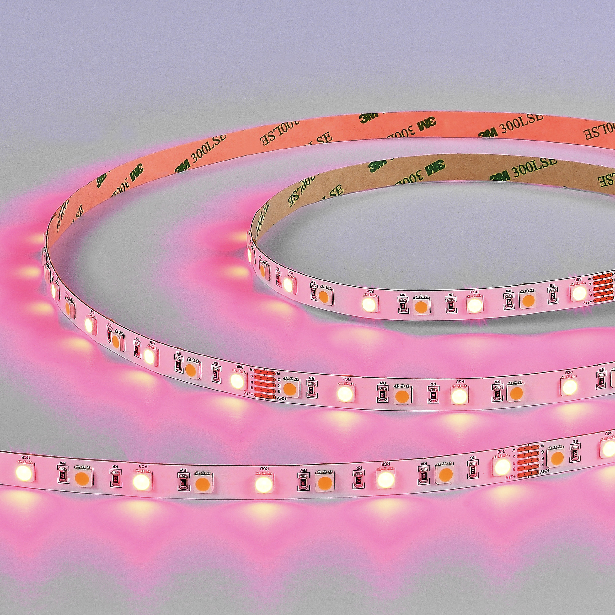 ST019.418.20RGBW Светодиодная лента SMD5050 - 17.28W/M RGB+4000K 300Lm Ra>90 IP20 L5000xW10xH- 24V Светодиодные ленты, фото 3