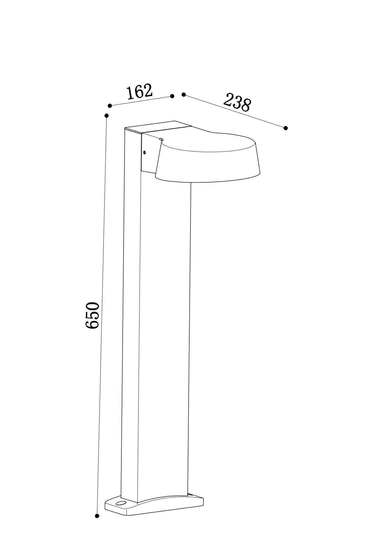 Ландшафтный светильник Outdoor O443FL-L12GF3K, фото 2