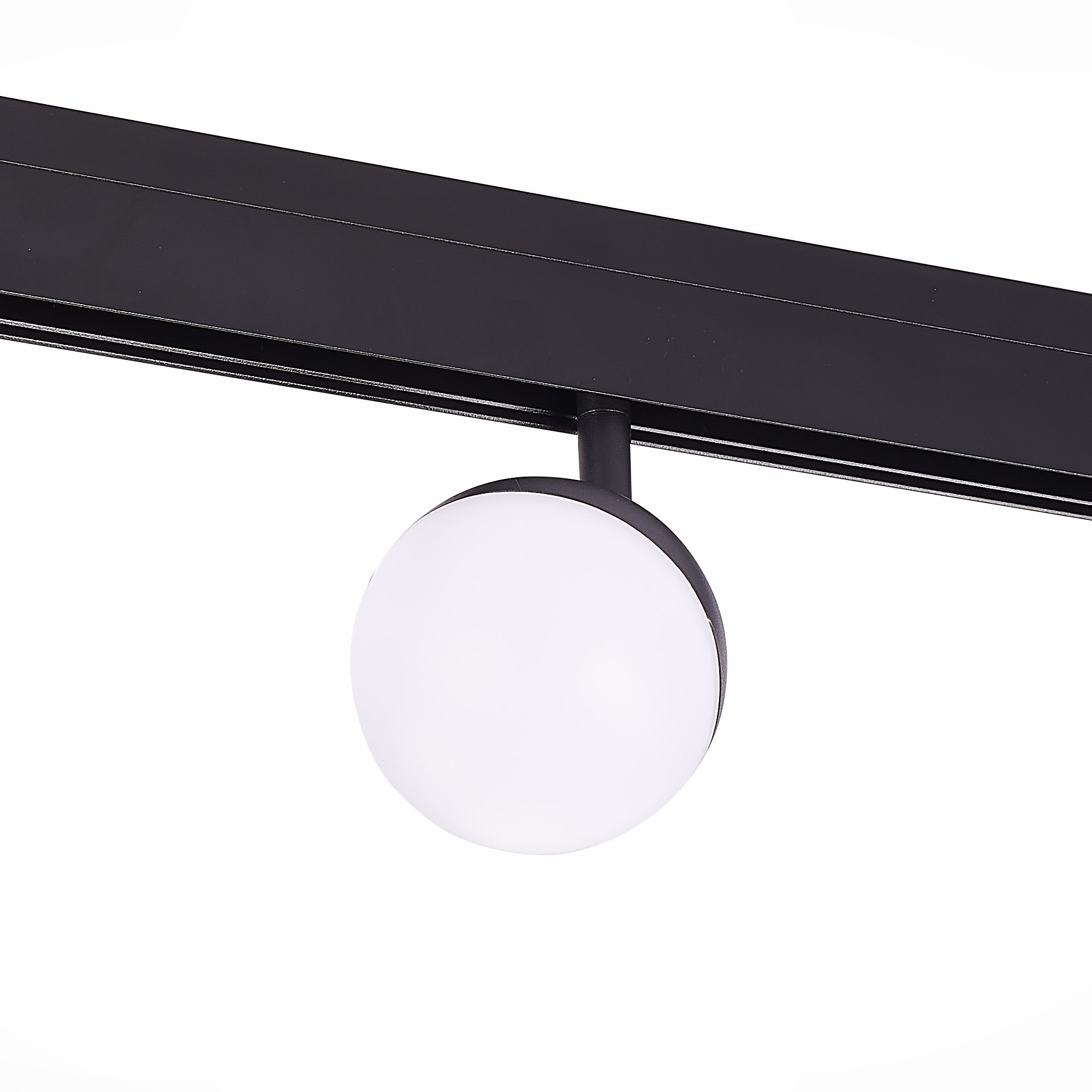 ST358.446.07 Магнитный трековый светильник Черный LED 1*7W 4000K 520Lm Ra>80 120° IP20 L120xW90xH192 СКАЙЛАЙН 48V, фото 2