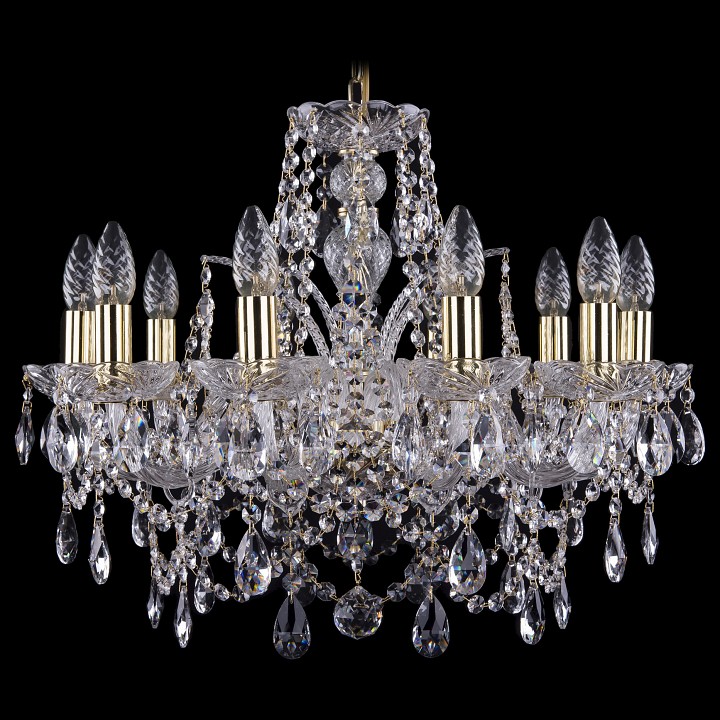 Подвесная люстра Bohemia Ivele Crystal 1411 1411/10/195/G, фото 1