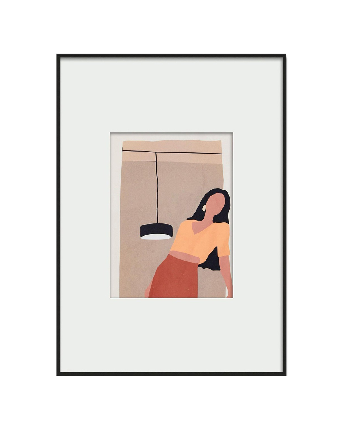 Интерьерный жикле Leaning woman, фото 2