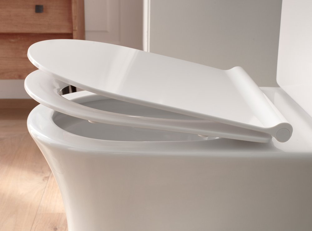 E33127-0 Aleo / Soprano тонкое сиденье из термодюропласта с микролифтом и металлическими креплениями, легкое снятие, фото 2