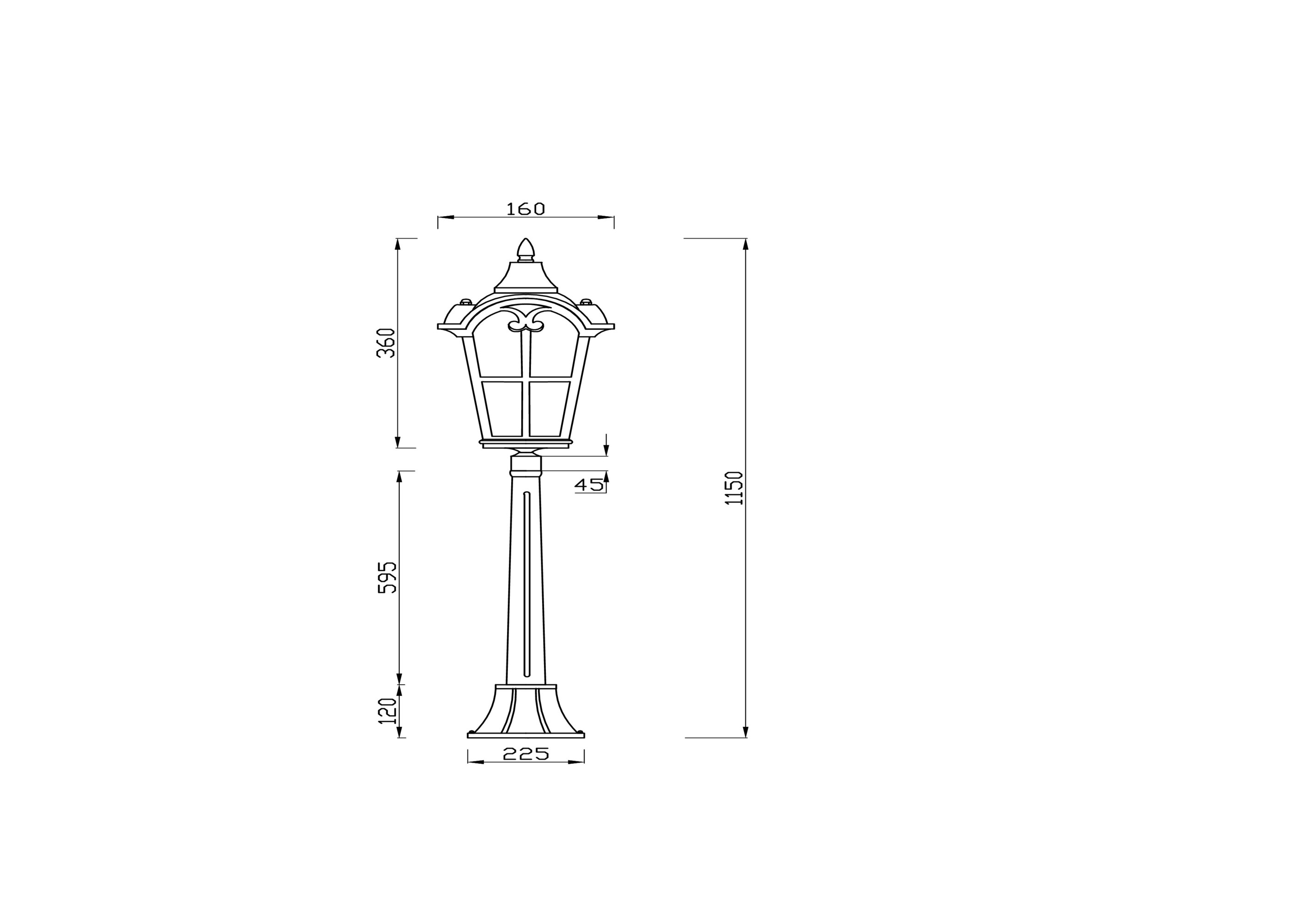 Ландшафтный светильник Outdoor O413FL-01BZ1, фото 3