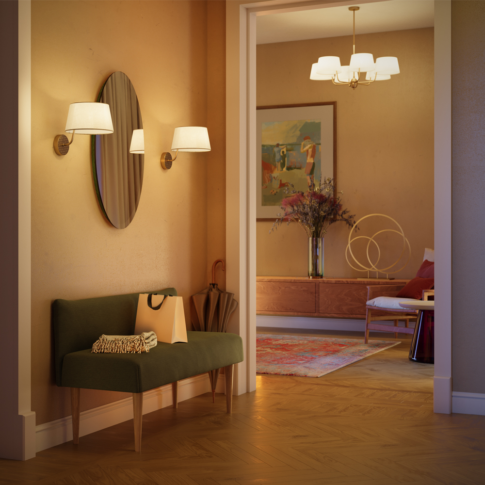 Настенный светильник (бра) Maytoni MOD360WL-01BS, фото 2
