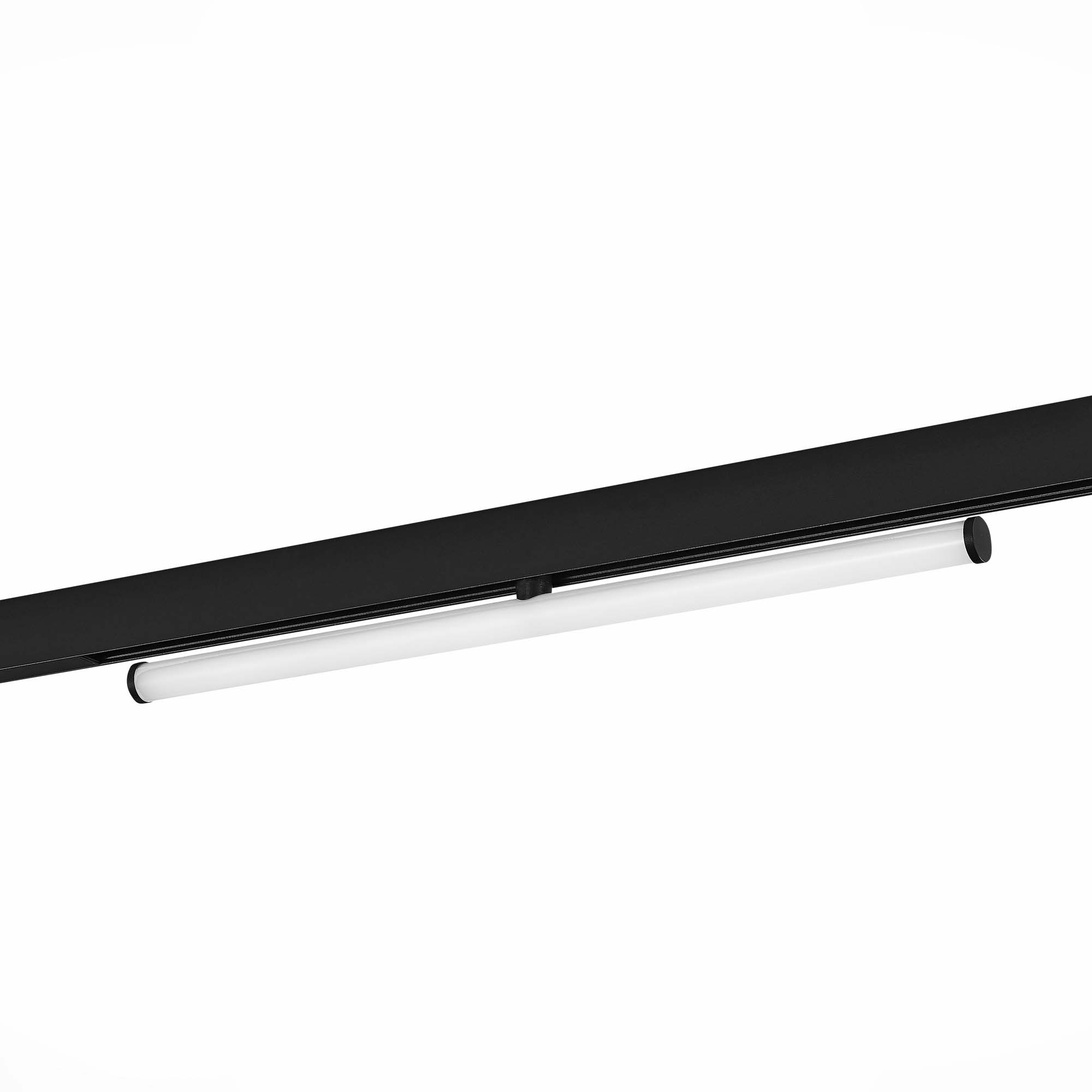 ST803.436.10 Магнитный трековый светильник Черный LED 1*10W 3000K 1 200Lm Ra>90 120° IP20 L604xW28xH СКАЙЛАЙН 48V, фото 2