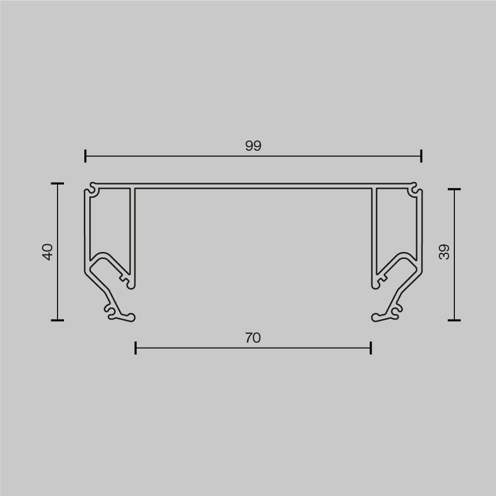 Профиль Technical ALM-9940-SC-B-2M, фото 4