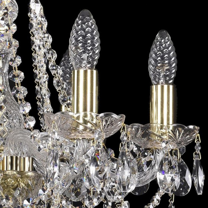 Подвесная люстра Bohemia Ivele Crystal 1413 1413/6/165/G, фото 3
