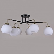 Потолочная люстра ILLUMICO  IL0252-6CSQ-79 BK AB, фото 1