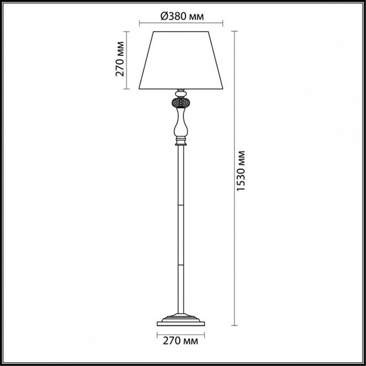 Торшер Odeon Light Gaellori 3393/1F, фото 5