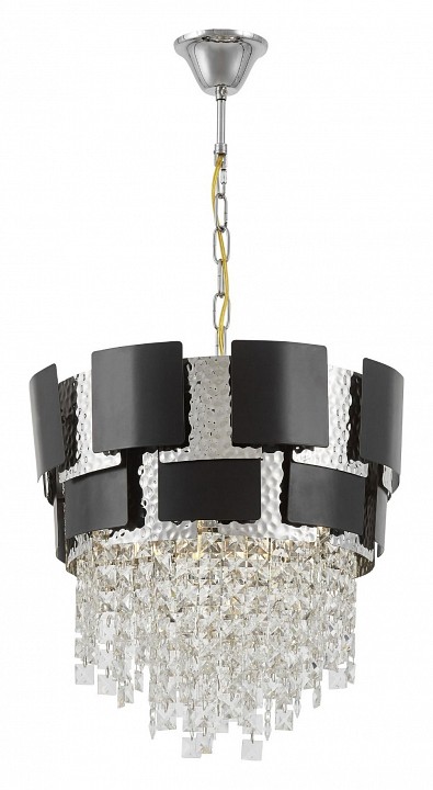 Подвесная люстра LUMINA DECO Kruvia LDP 7045-400 BK+CHR, фото 3
