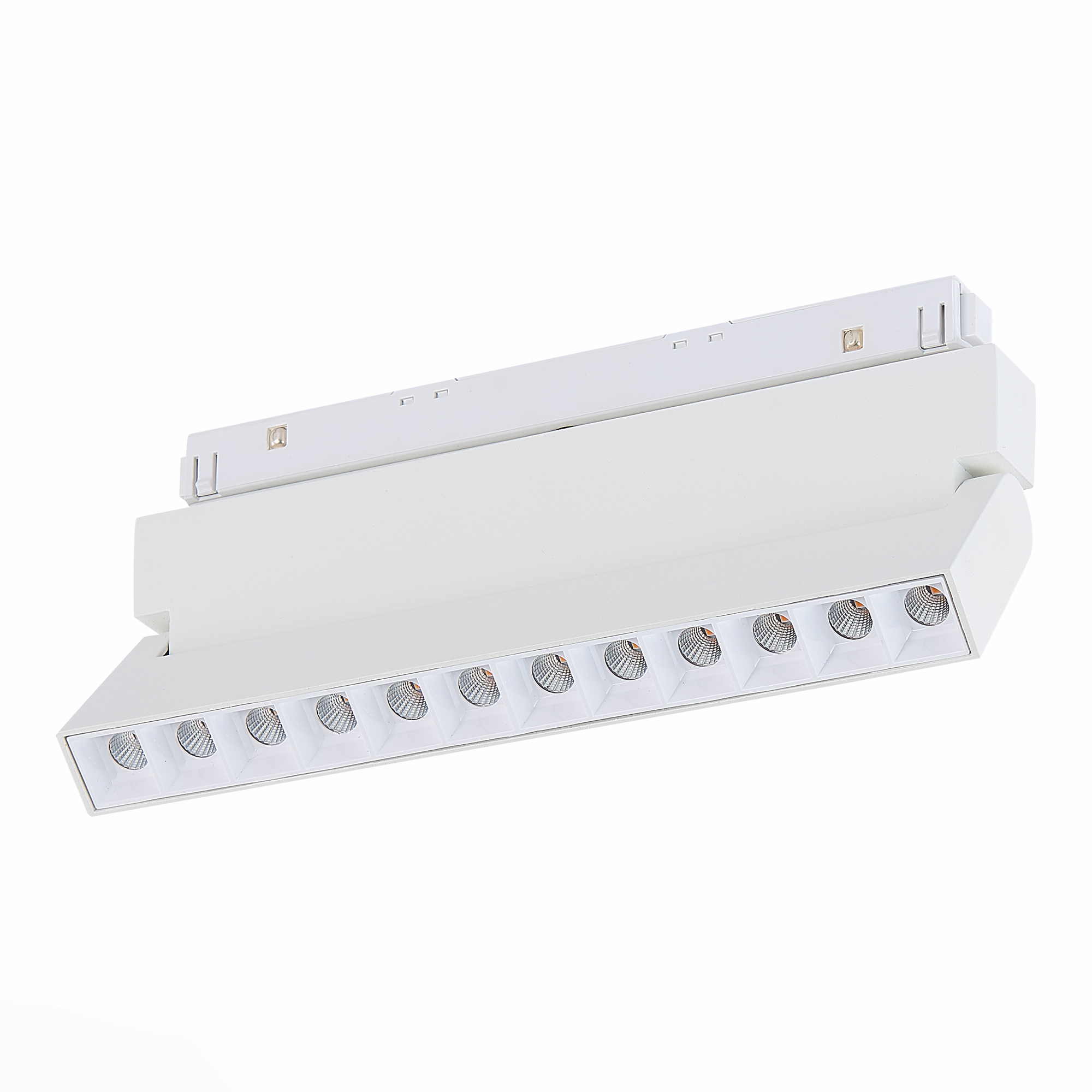 ST364.536.12 Магнитный трековый светильник белый LED 1*12W 3000K 1 009Lm Ra>80 36° IP20 L219xW22xH10 СКАЙЛАЙН 48V, фото 3