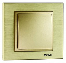 Рамка на 1 пост Mono Electric Style Aluminium 107-830000-160, фото 1