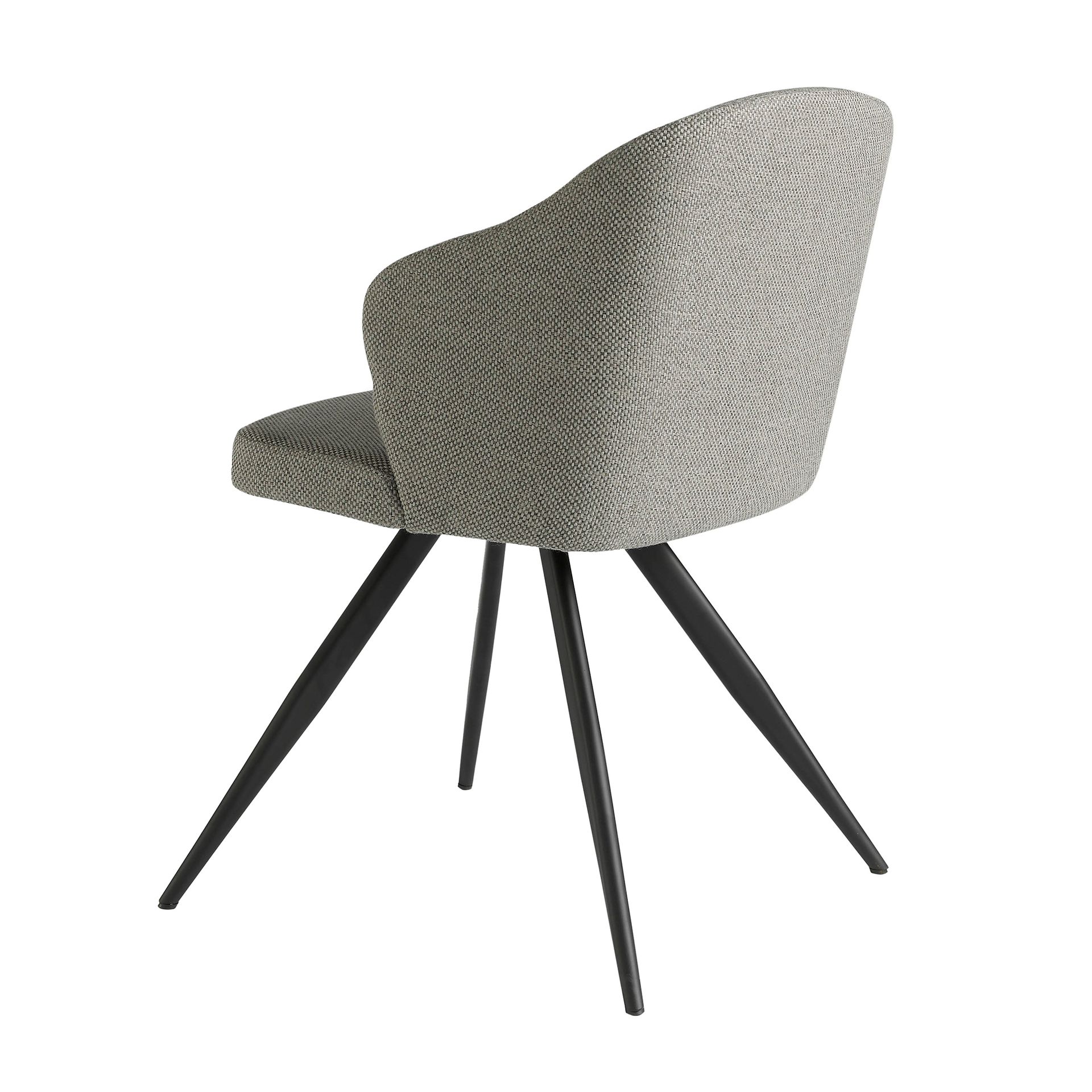 Стул F3208-GRIS /4057 черные ножки, фото 3