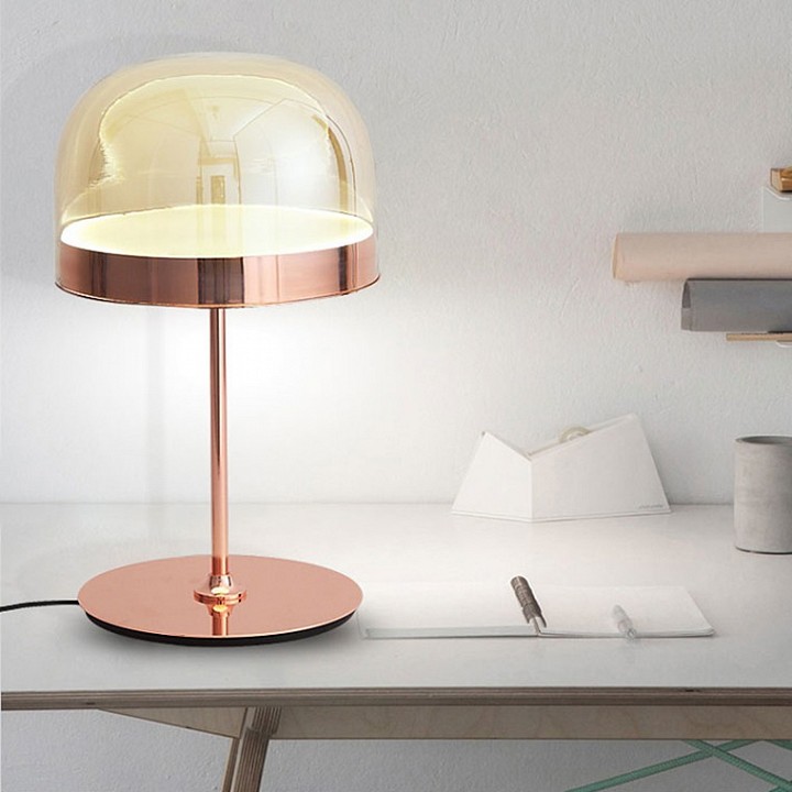 Настольная лампа декоративная Imperiumloft Noten Tab H415 Rose Gold NOTEN-TAB01, фото 4