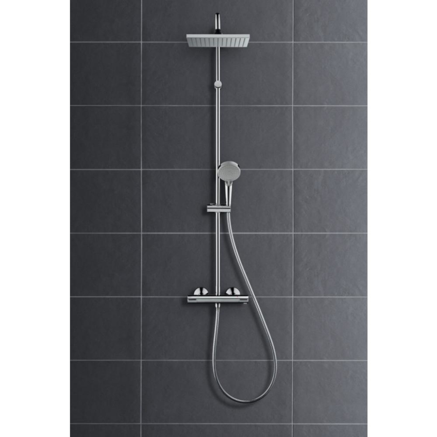 26286000 HG Vernis Shape Showerpipe 230 термостатическая душевая система, фото 3
