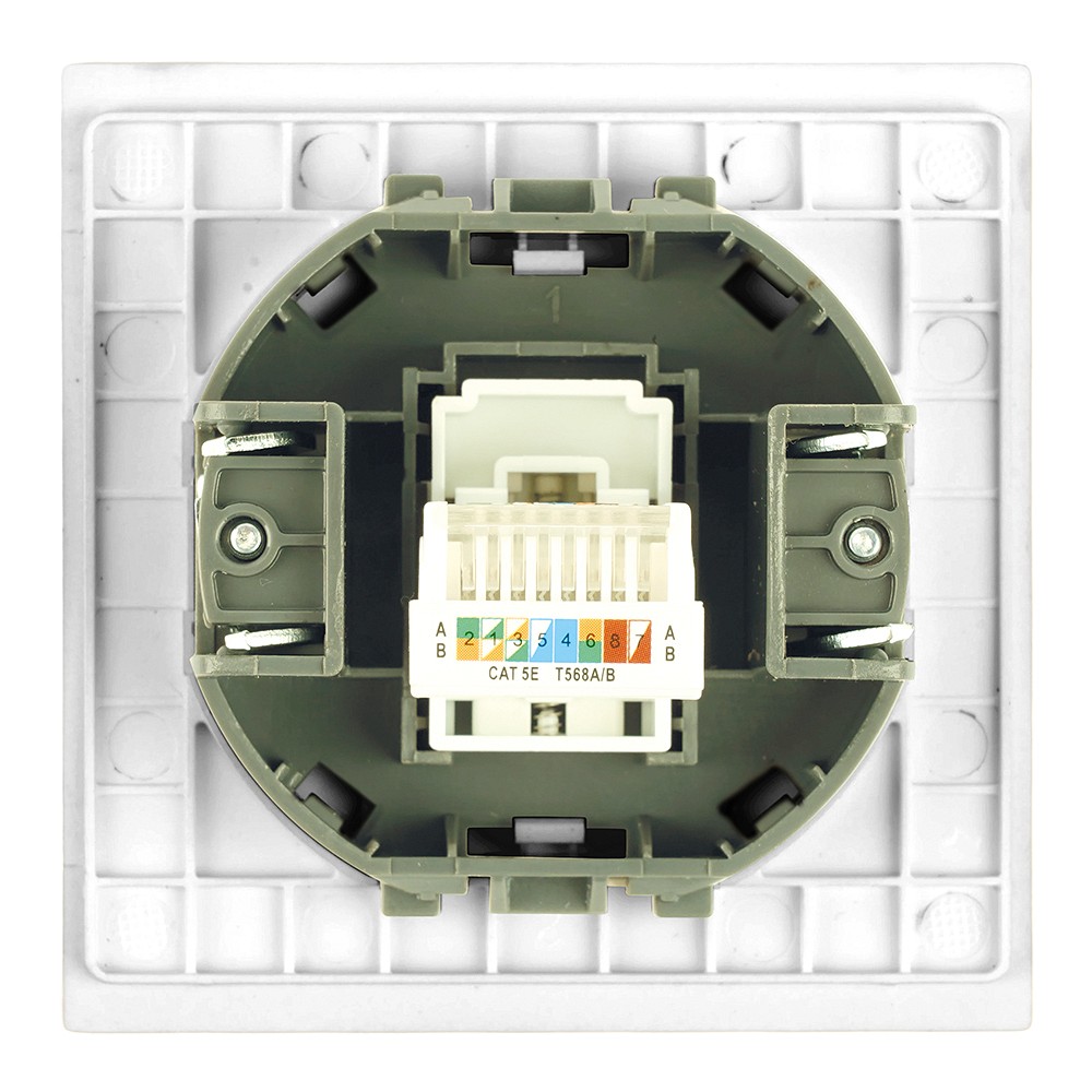 Розетка Ethernet RJ-45 без рамки Stekker Мия 50436, фото 5
