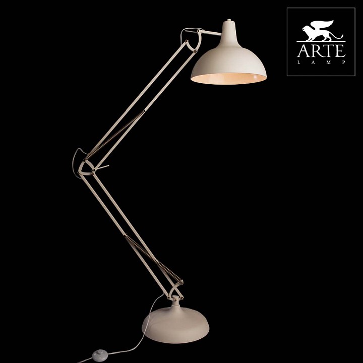 Торшер Arte Lamp Goliath A2487PN-1WH, фото 4