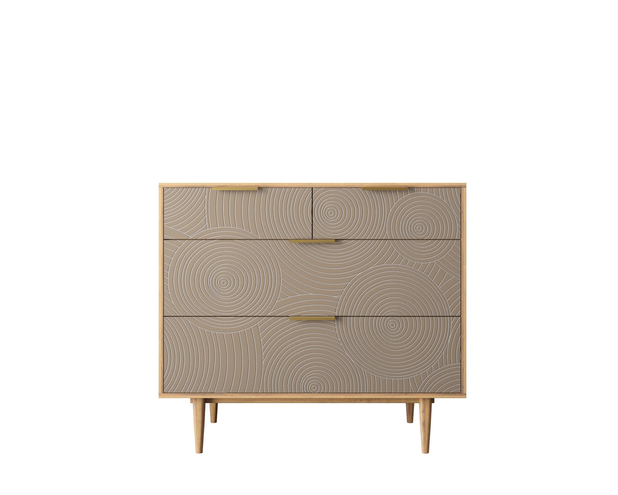 Комод с четыремя ящиками "Line" R22/beige