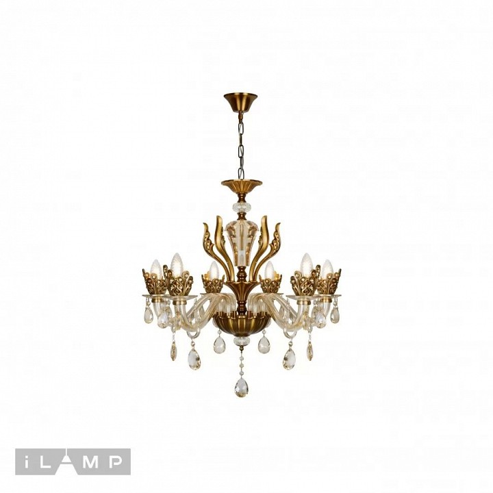 Подвесная люстра iLamp Asia 61078-6 BR, фото 1