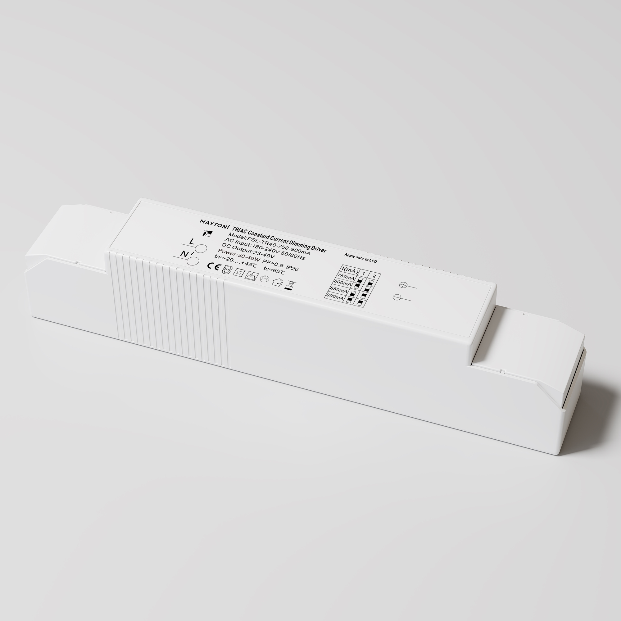 Источник тока Lighting control PSL-TR40-750-900mA, фото 3