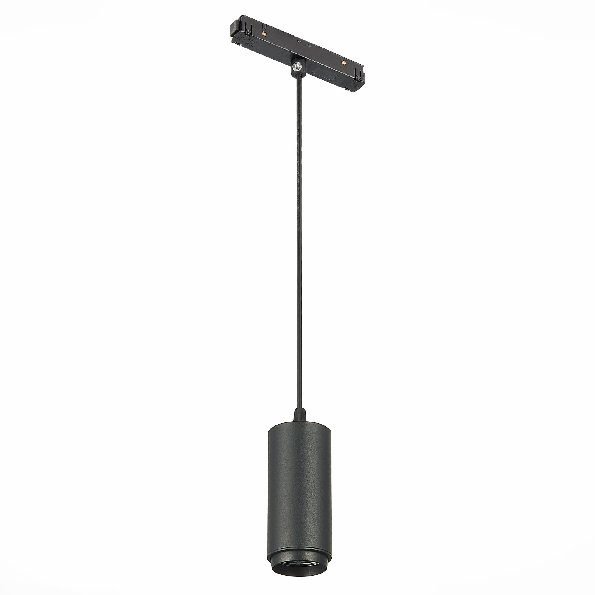 ST357.443.06 Магнитный трековый светильник подвесной ZOOM Черный LED 1*6W 4000K 667Lm Ra>80 10-60° I СКАЙЛАЙН 48V, фото 3