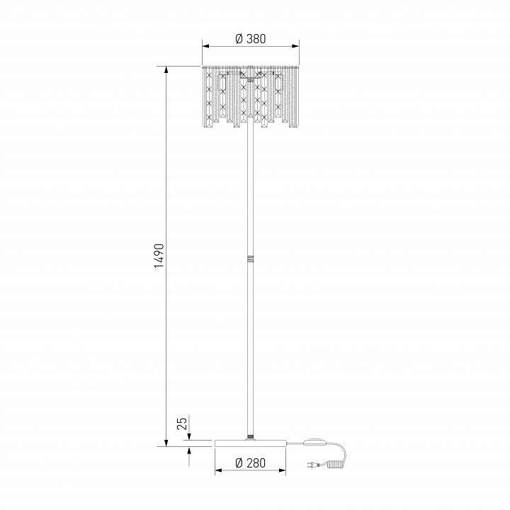 Торшер Eurosvet Radiance 109011, фото 3