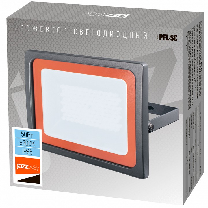 Настенно-потолочный прожектор Jazzway PFL-SC-50W 6500K IP65, фото 2