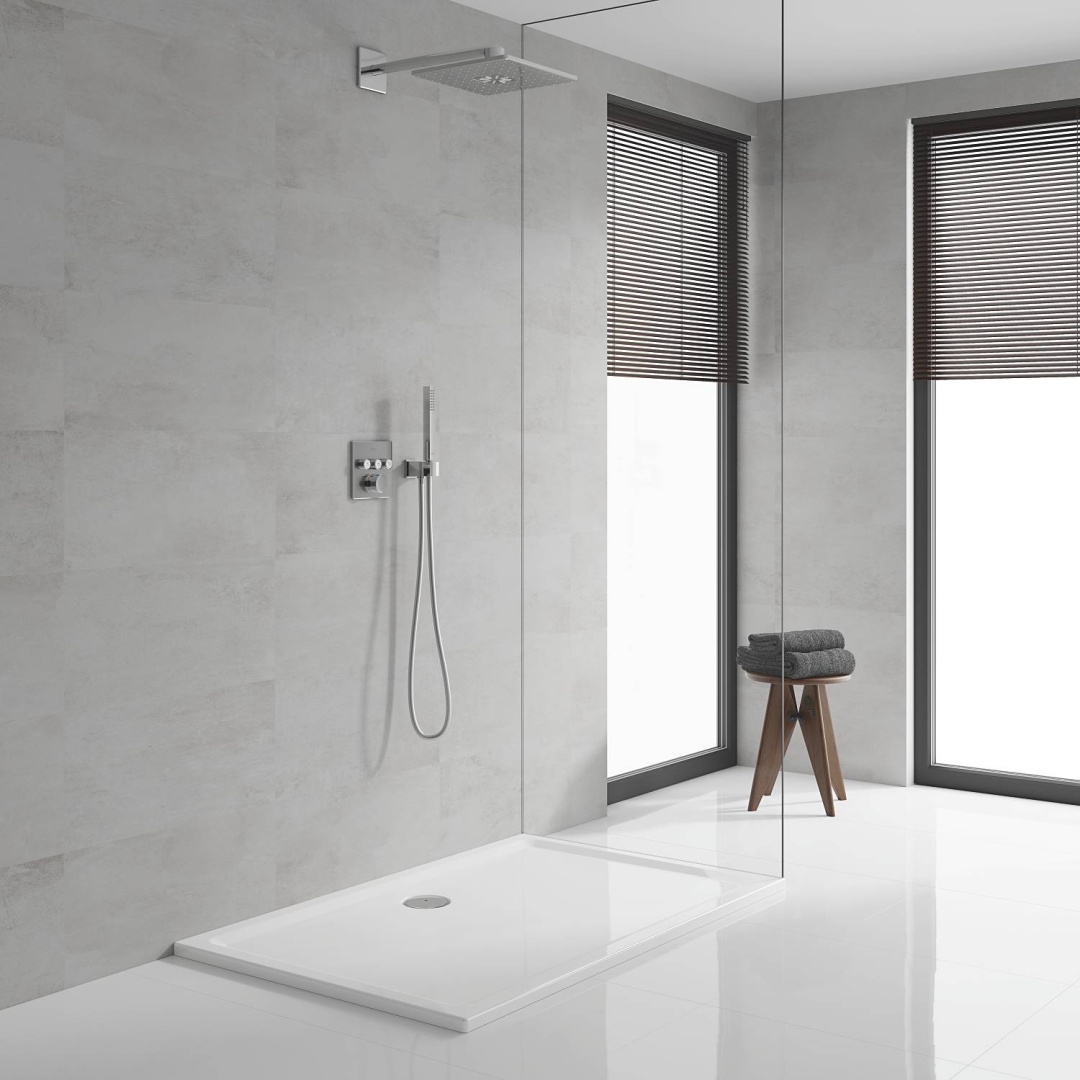 34712000 SmartControl Душевая система с душевым гарнитуром и верхним душем Rainshower SmartActive Cube 310, хром, фото 4