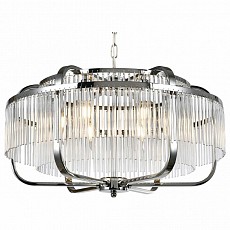 Подвесная люстра iLamp Qeens P9574-6 CR+CL, фото 1