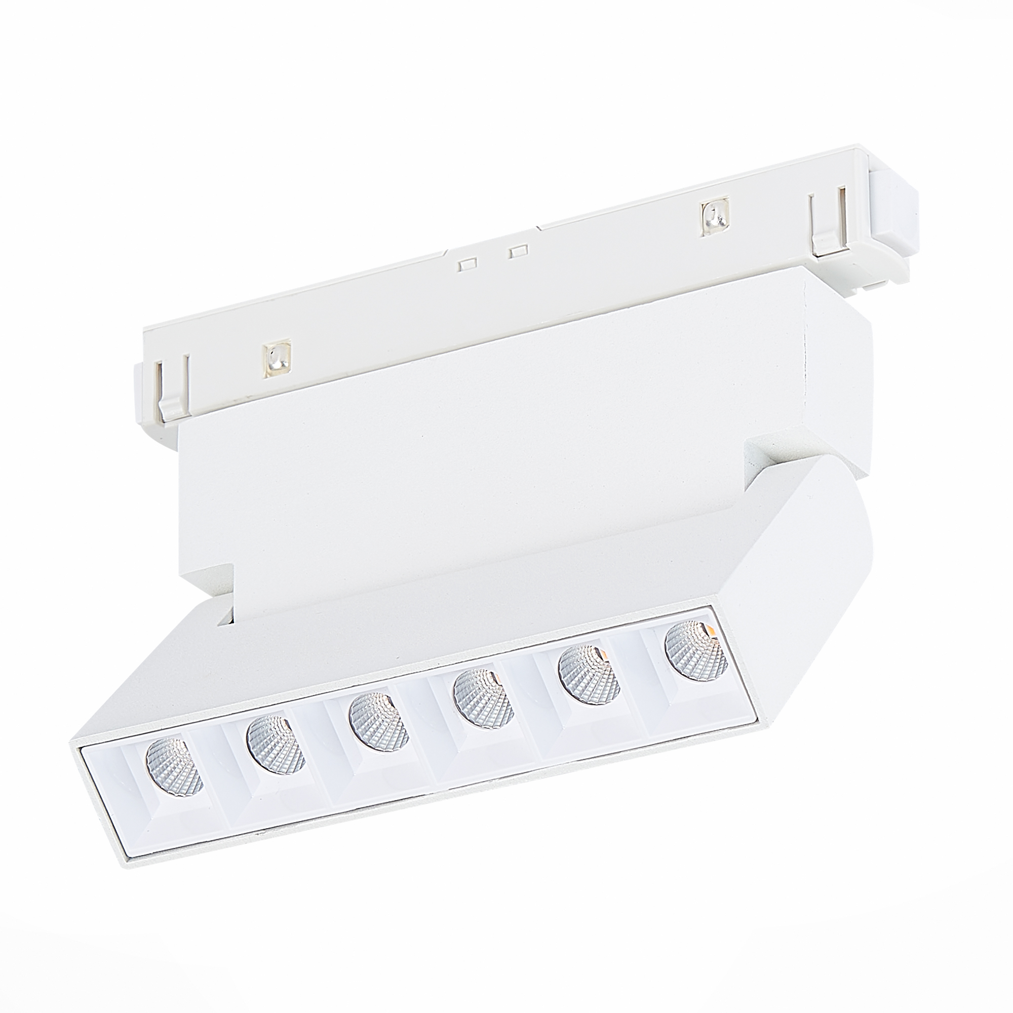 ST364.546.06 Магнитный трековый светильник белый LED 1*6W 4000K 532Lm Ra>80 36° IP20 L120xW22xH108 4 СКАЙЛАЙН 48V, фото 3