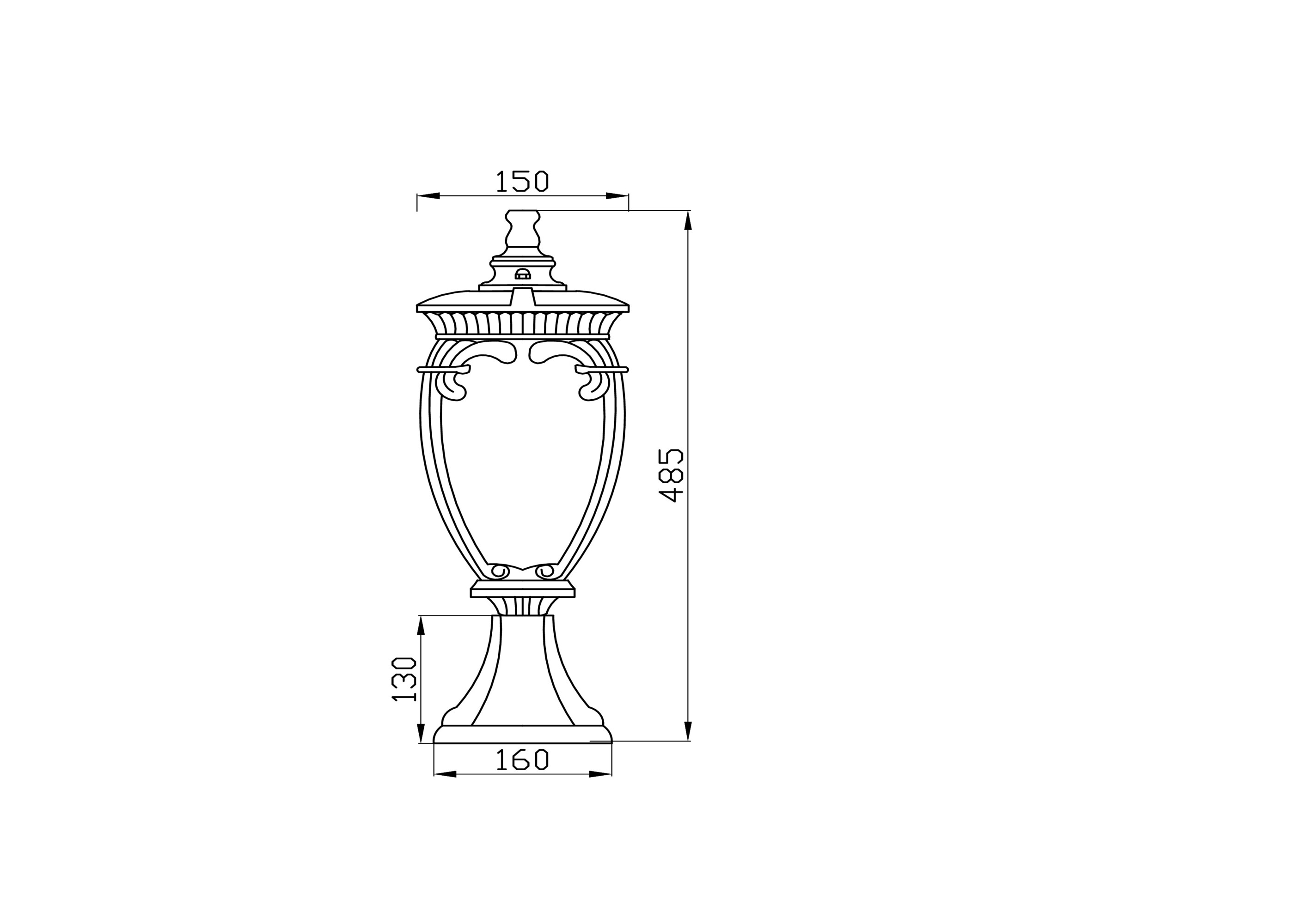 Ландшафтный светильник Outdoor O414FL-01BZ, фото 4