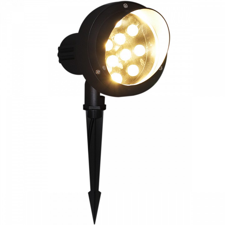 Наземный низкий светильник Reluce  09401-0.7-001U LED9W BK+WW, фото 2