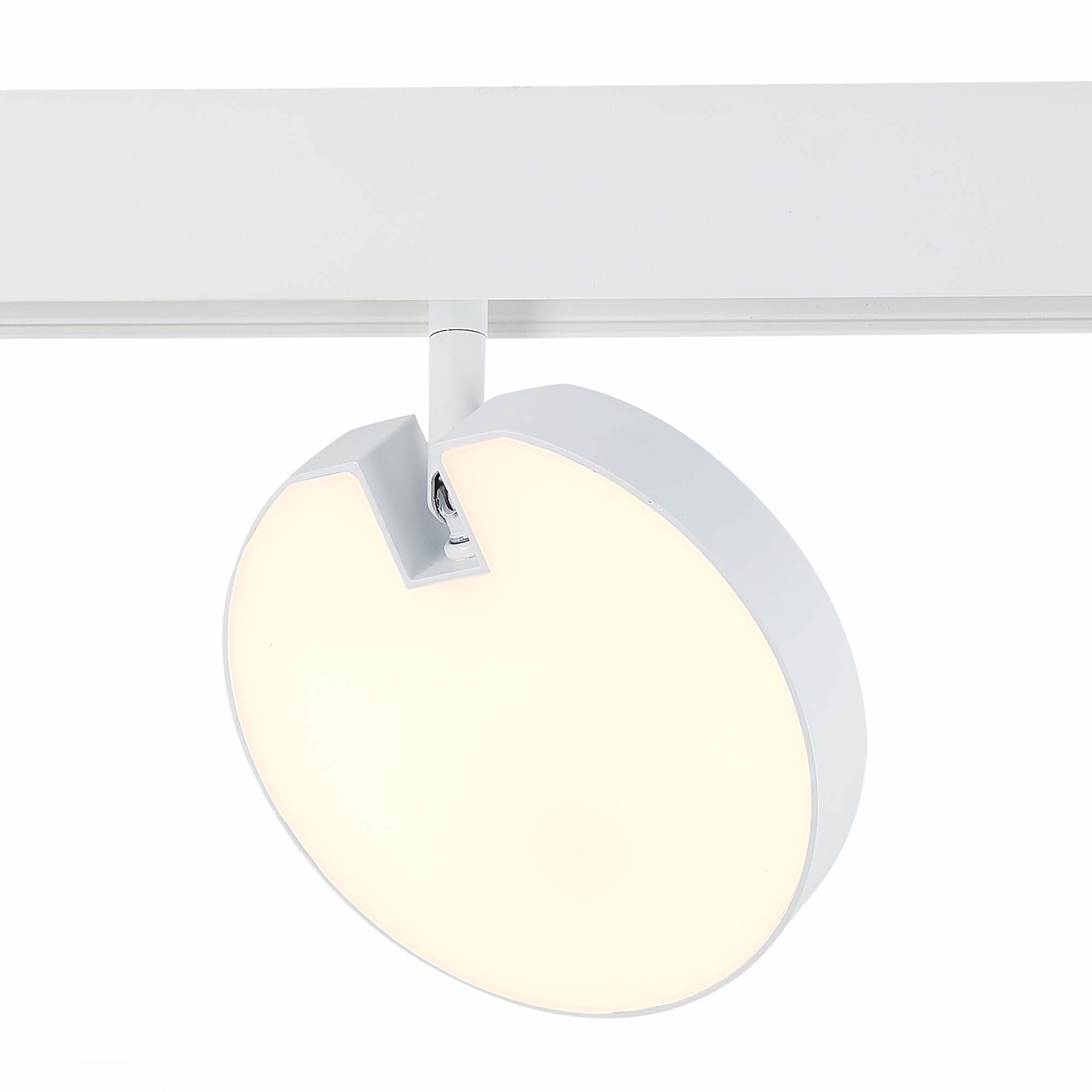 ST359.536.15 Магнитный трековый светильник белый LED 1*15W 3000K 760Lm Ra>80 120° IP20 L150xW28xH211 СКАЙЛАЙН 48V, фото 1