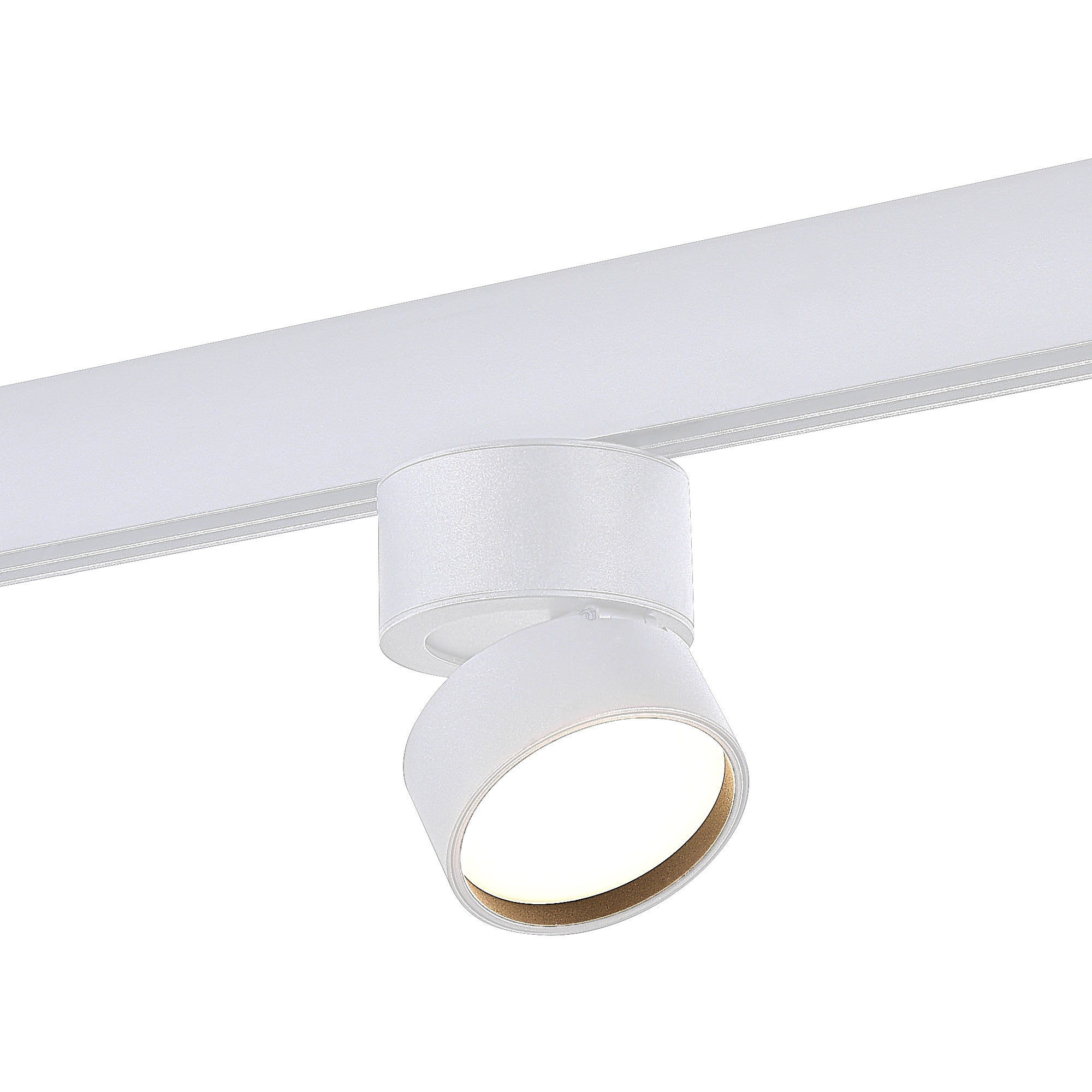 ST809.536.09 Магнитный трековый светильник Белый LED 1*9W 3000K 550Lm Ra>90 120° IP20 D85xH126 48V СКАЙЛАЙН 48V, фото 1