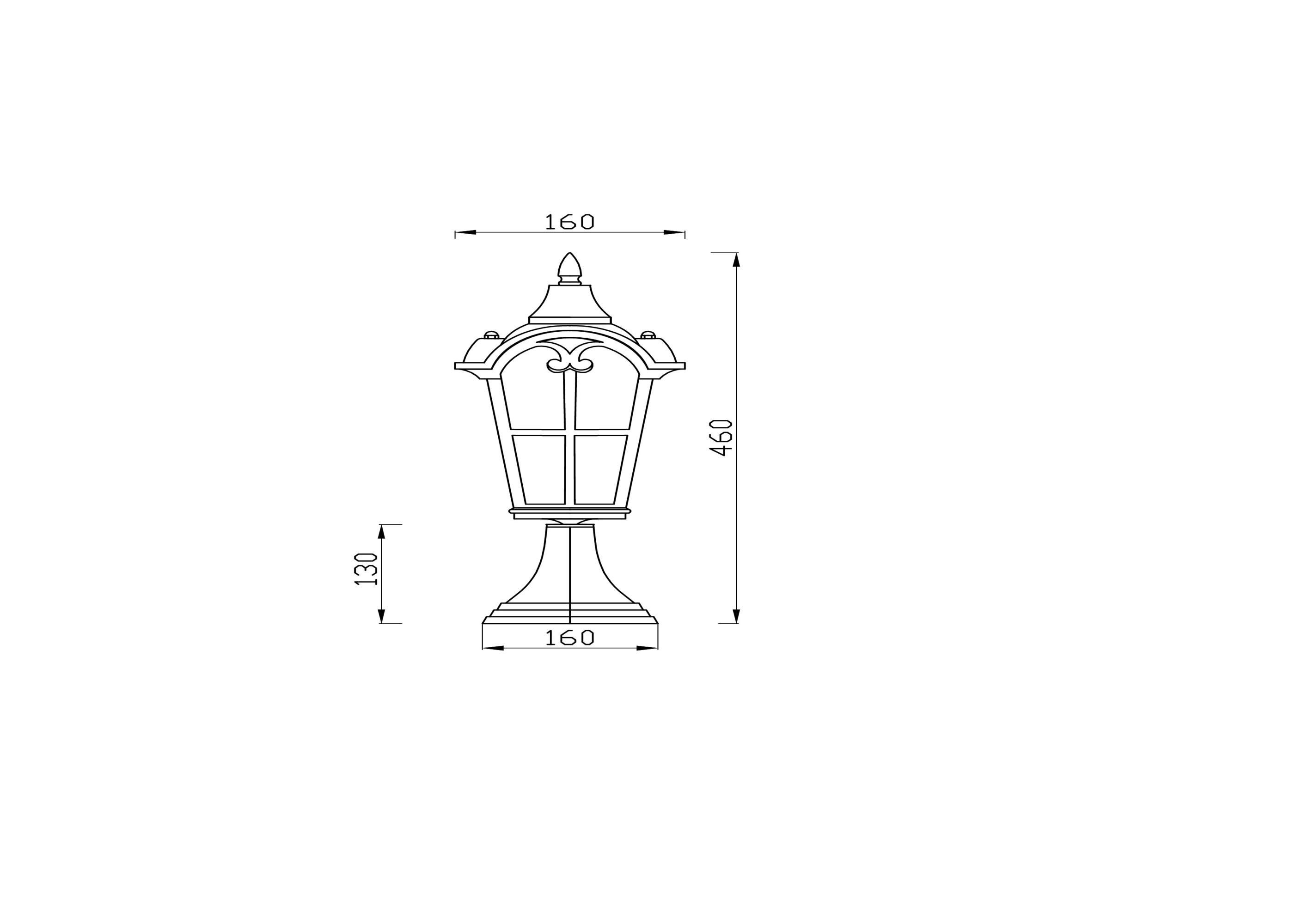 Ландшафтный светильник Outdoor O413FL-01BZ, фото 4