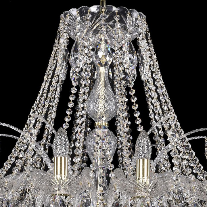 Подвесная люстра Bohemia Ivele Crystal 1411 1411/20/400/G, фото 5