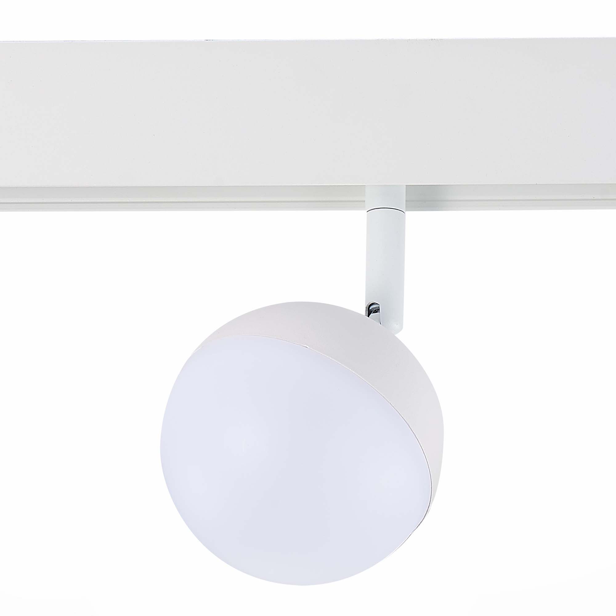 ST358.536.07 Магнитный трековый светильник Белый LED 1*7W 3000K 520Lm Ra>80 120° IP20 L120xW90xH192 СКАЙЛАЙН 48V, фото 2