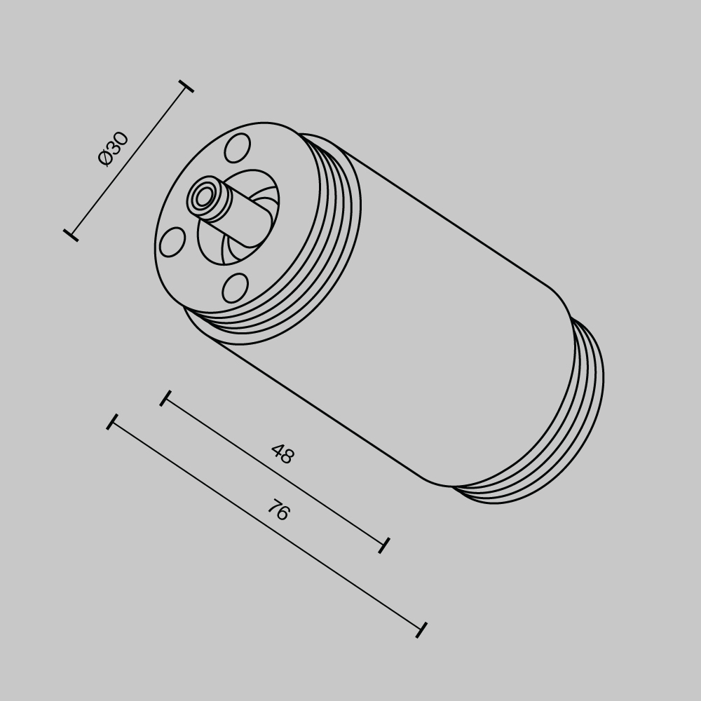 Комплектующие для систем освещения с токоведущими элементами Technical CA013IC-B, фото 5