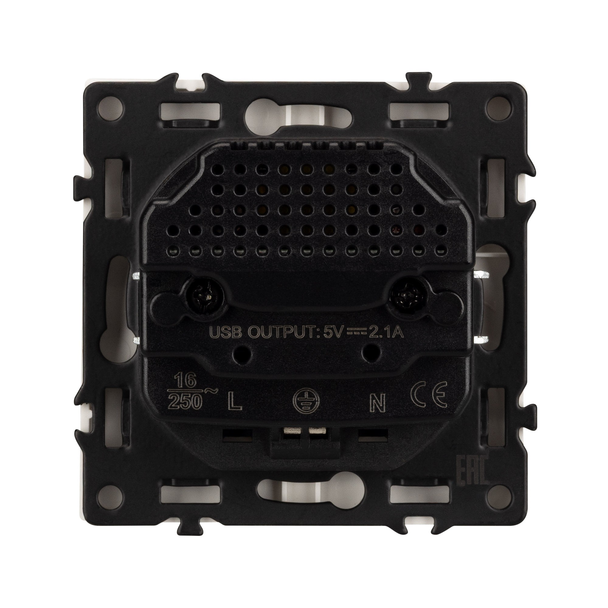 Розетка с заземлением и 2хUSB type A, без рамки Arlight SCT-NOBE 059443, фото 3