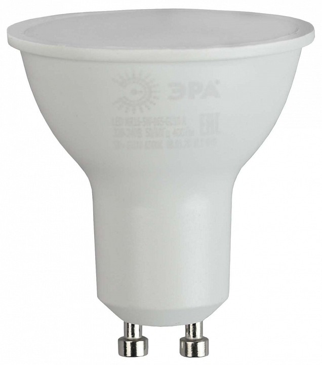 Лампа светодиодная Эра GU10 5Вт 6500K LED MR16-5W-865-GU10 R, фото 1