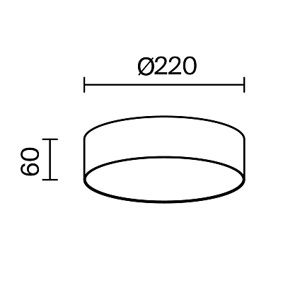 Потолочный светильник Technical C032CL-24W3K-RD-W