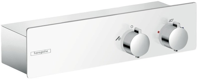 13102400 HG ShowerTablet 350 термостатический смеситель для душа белый/хром, фото 1