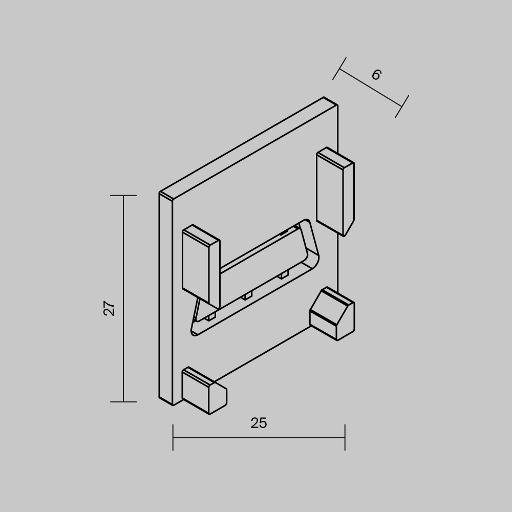 Комплектующие для профиля Outdoor O-TR002-EC, фото 7