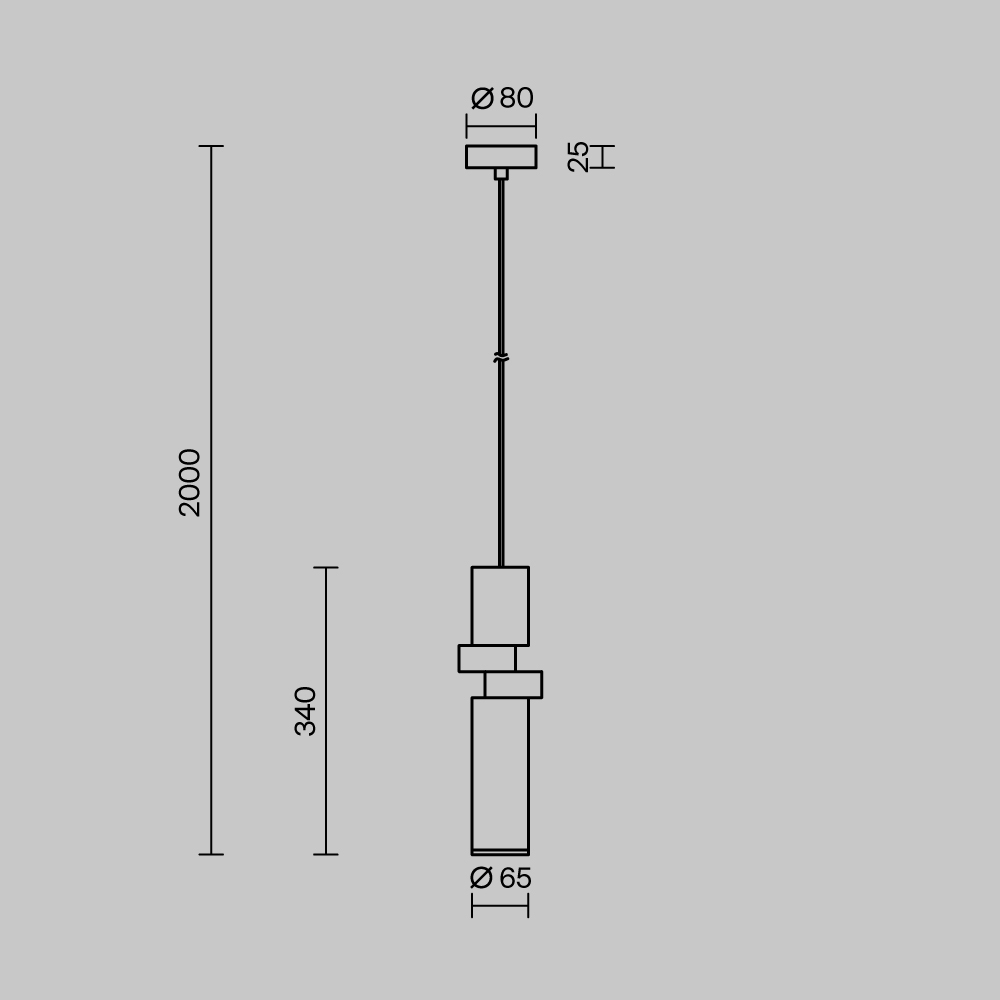 Подвесной светильник Maytoni MOD303PL-01CFL2, фото 4