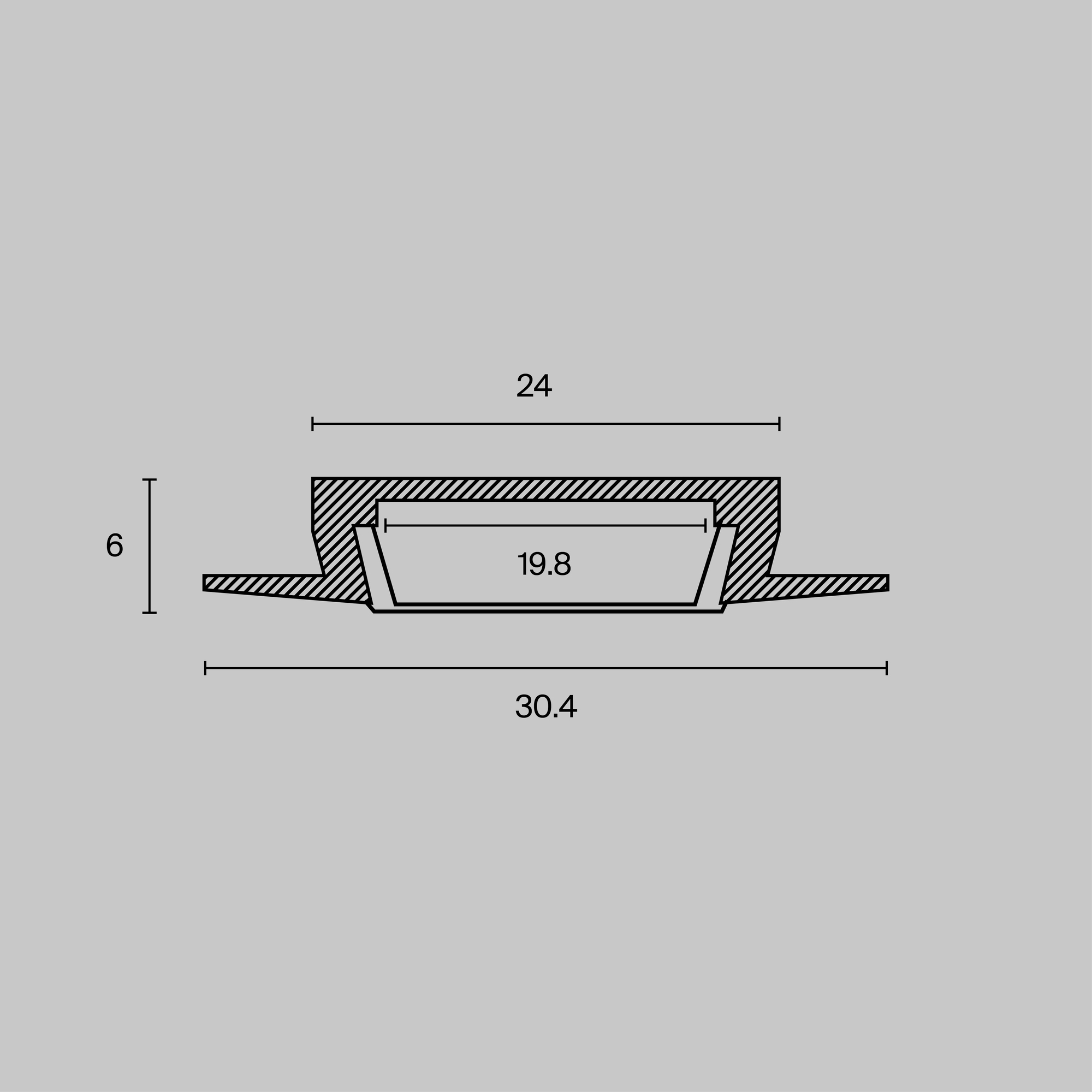 Профиль Led Strip ALM003S-2M, фото 3