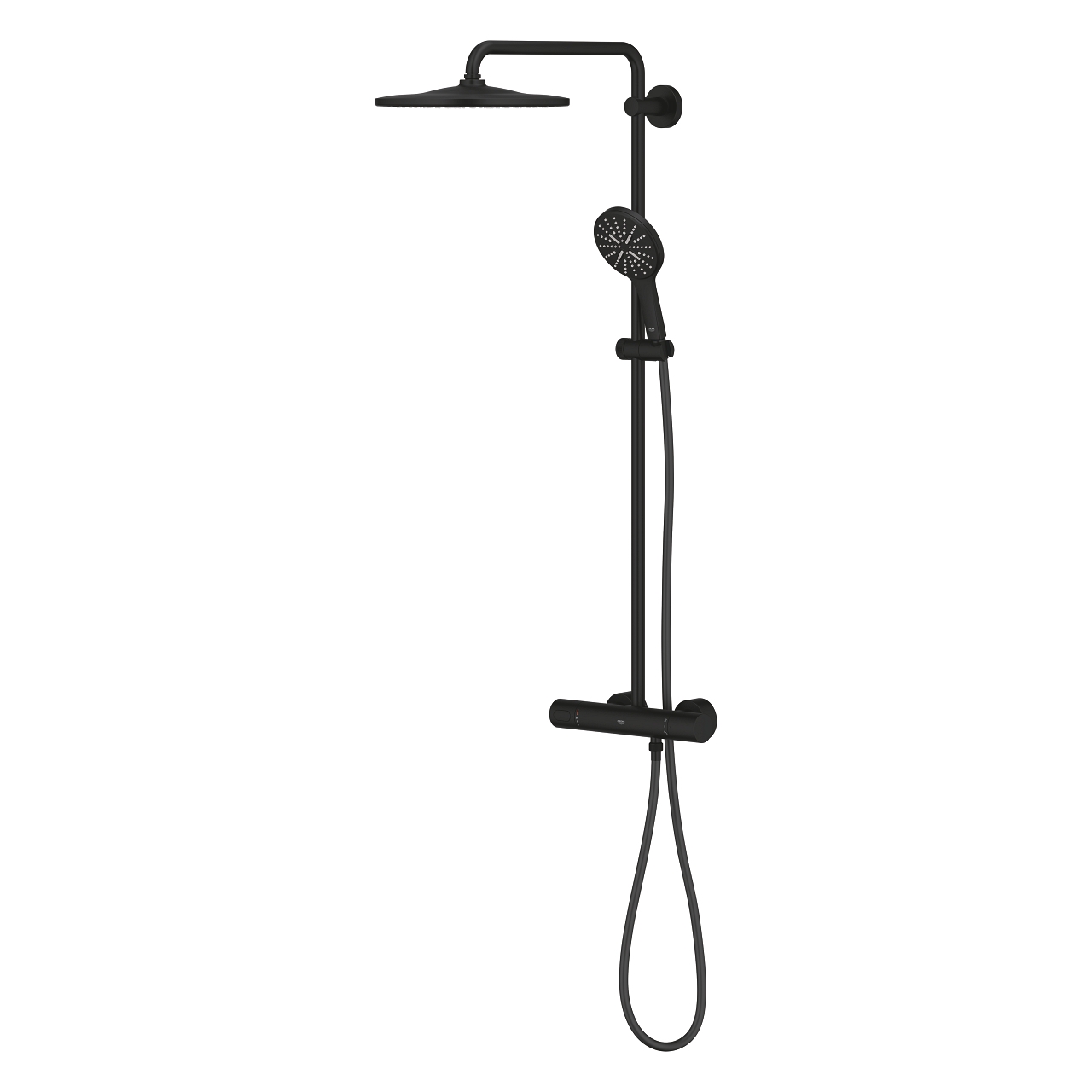 22119KF0 Rainshower SmartActive 310 Душевая система с термостатом для настенного монтажа, фантомный чёрный, фото 4