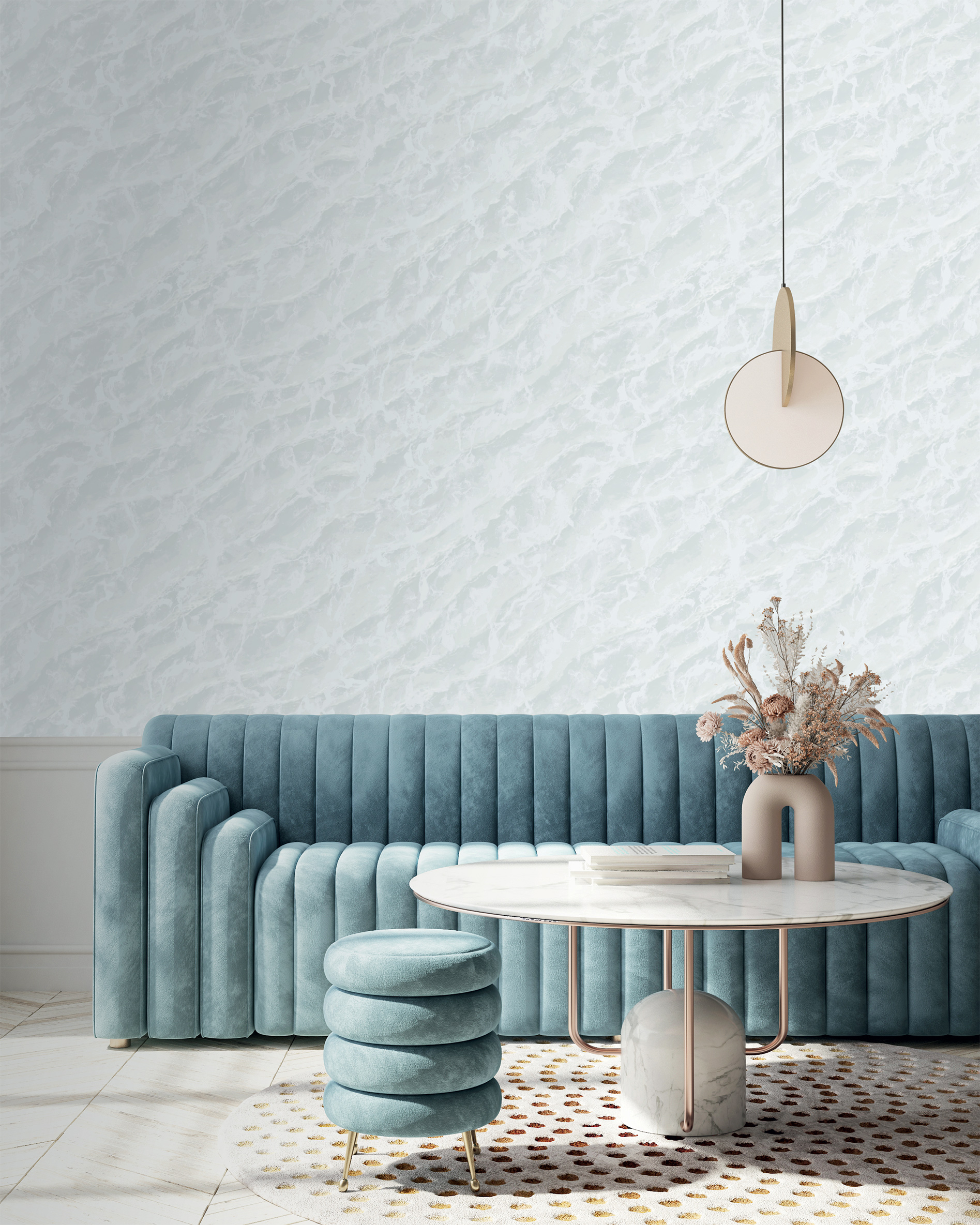Обои Grandeco (Spring) арт R151026 винил на флизелине, рулон 10,05х1,06 (1*6), фото 4