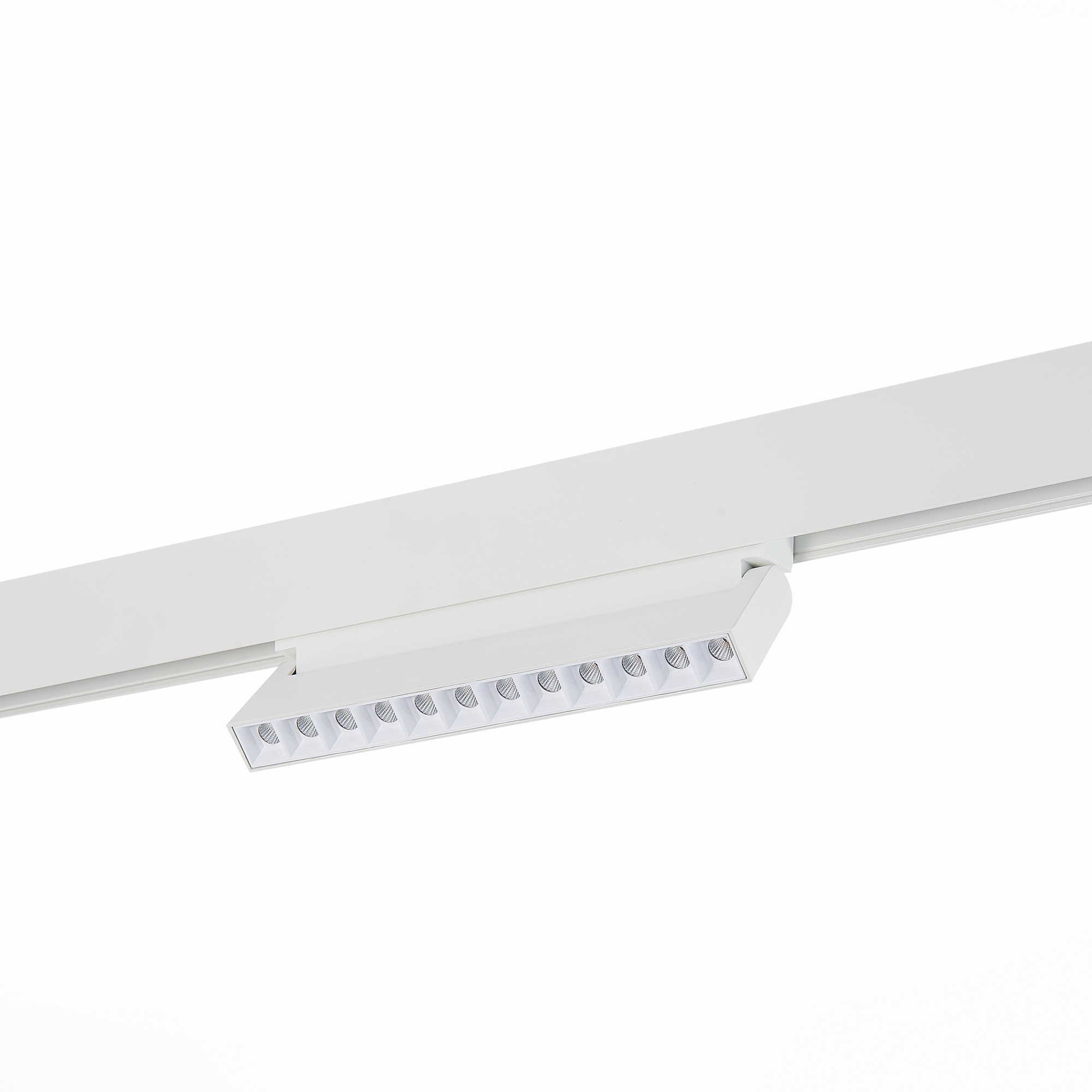 ST364.546.12 Магнитный трековый светильник белый LED 1*12W 4000K 1 009Lm Ra>80 36° IP20 L219xW22xH10 СКАЙЛАЙН 48V, фото 2