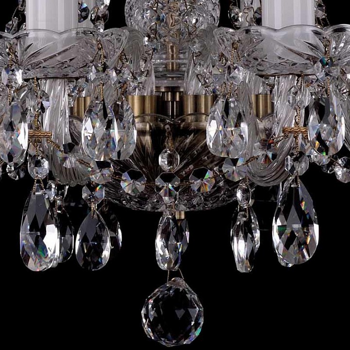 Подвесная люстра Bohemia Ivele Crystal 1402 1402/10/160/Pa, фото 4