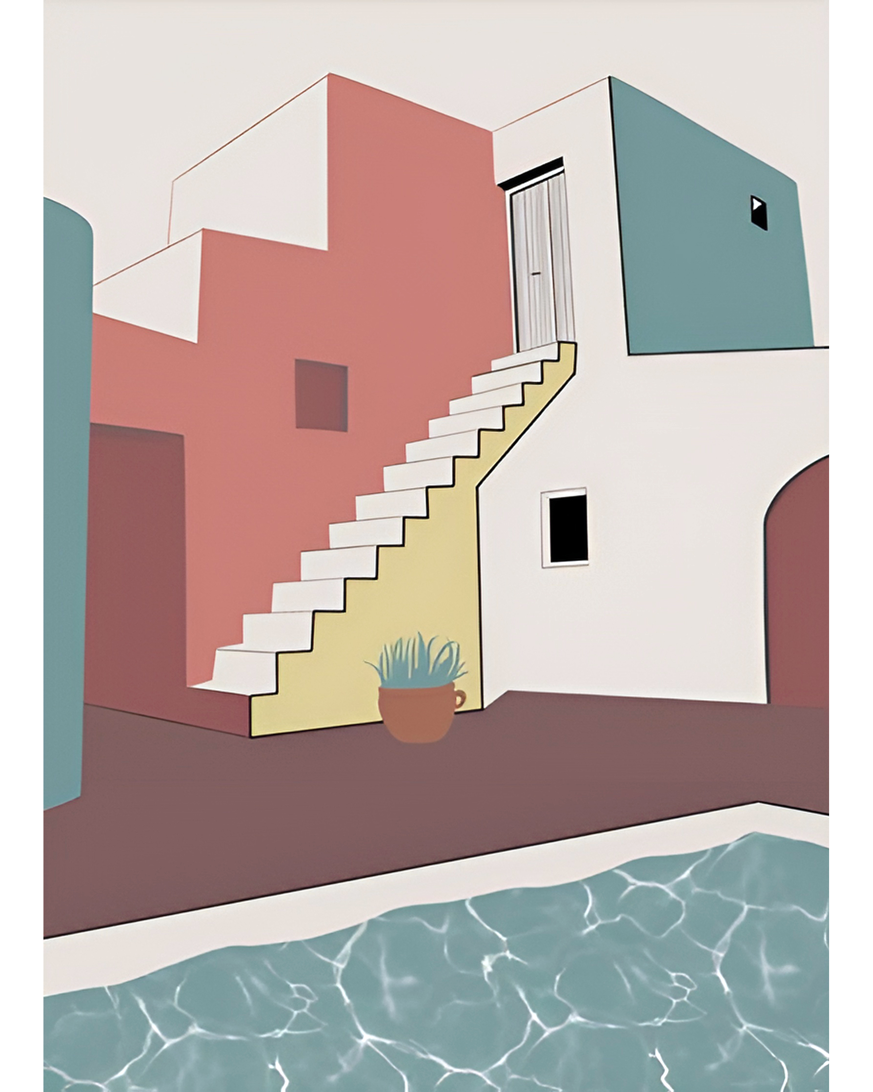 Интерьерный постер Santorini, фото 3